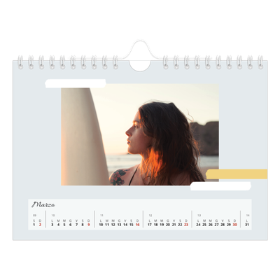 Calendario fotografico A5 — Toni spenti [Marzo]