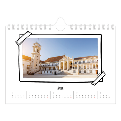 Calendario fotografico A5 — Istantanee da album [Aprile]