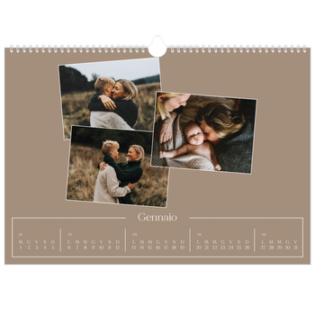 Calendario Fotografico A3 Orizzontale — Ricordi artigianali