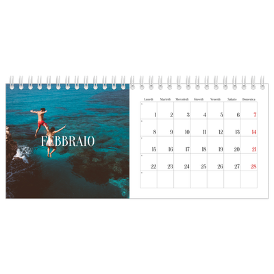 Calendari da tavolo — Fuga infinita [Febbraio]