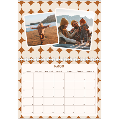 Calendario A4 Doppio — Fantasia rétro [copertina]