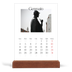 Calendario con supporto in legno verticale  — Il mio diario di viaggio [Gennaio]