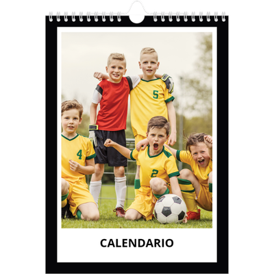 Calendario personalizzato A4 — Cornice monocromatica [copertina]