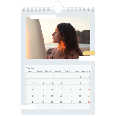 Calendario fotografico A5 — Toni spenti [Marzo]