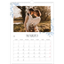 Calendario A3 verticale — Floreale elegante [Marzo]