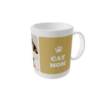 Tazze personalizzate — Cat mom - colorata