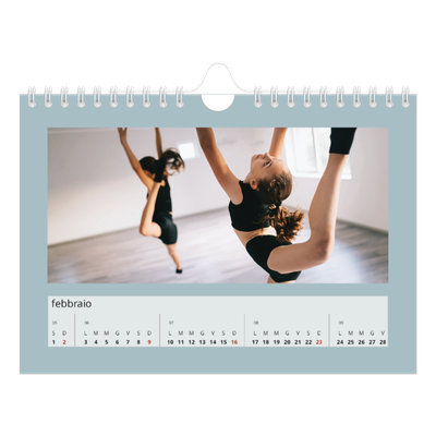Calendario fotografico A5 — Neo Scandi [Febbraio]