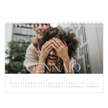 Calendario Fotografico A5 Orizzontale — Più grande della vita