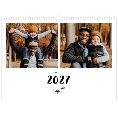 Calendario A3 orizzontale  — Scritto a mano [copertina]