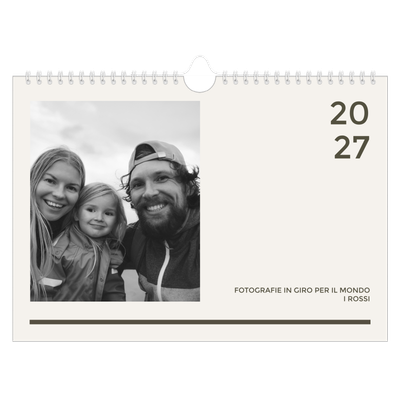 Calendario fotografico A4 — Contemporaneo [copertina]