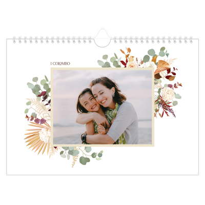 Calendario fotografico A4 — Boho [copertina]