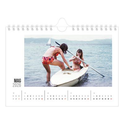 Calendario fotografico A5 — Testo abbreviato [copertina]