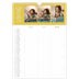 Calendario famiglia A3 verticale — Calendario divertente e colorato - Famiglia di 3 [copertina]