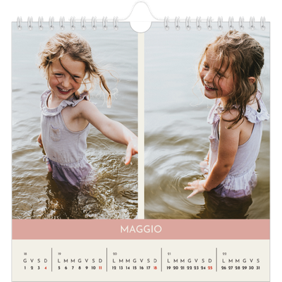 Calendari quadrati — Capitoli pastello [copertina]