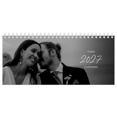Calendari da tavolo — Scrittura elegante [copertina]