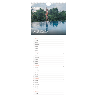 Calendario da cucina  — Graziato semplice [Marzo]