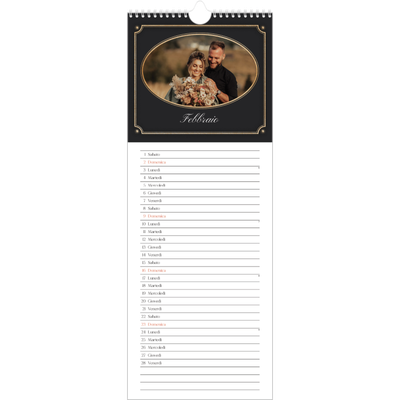 Calendario da cucina  — Classico vintage [Febbraio]