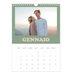 Calendario personalizzato A4 — Cornici retrò [Gennaio]
