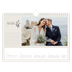 Calendario fotografico A4 — Iniziali in fiore [Marzo]