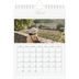 Calendario fotografico A5 — Banner di script d'oro [Aprile]