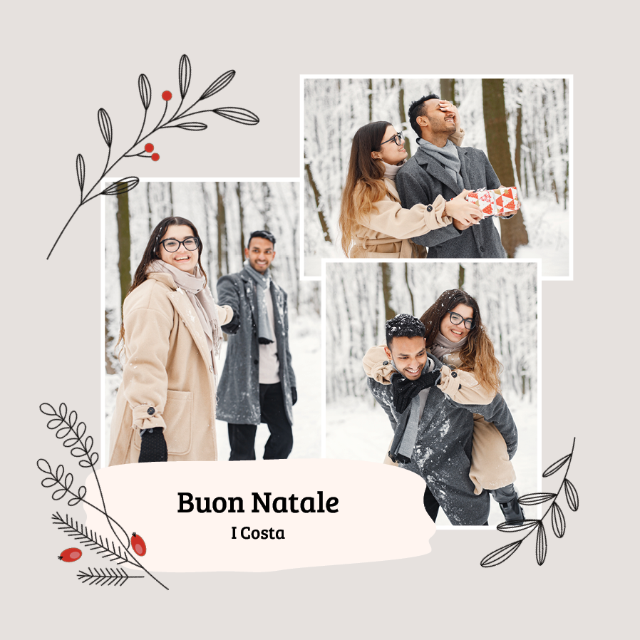 Biglietti — Passeggiata innevata