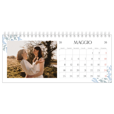Calendari da tavolo — Floreale elegante [copertina]