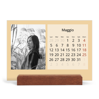 Calendario con supporto in legno orizzontale  — Neo Scandi [copertina]