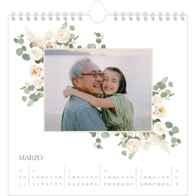 Calendari quadrati — Boho [Marzo]