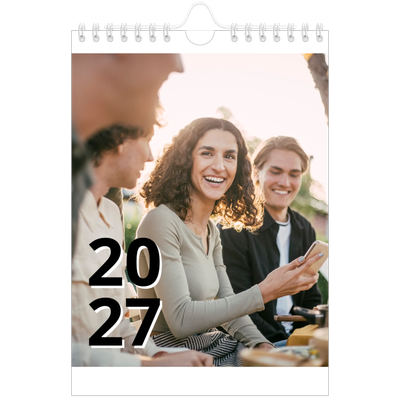 Calendario fotografico A5 — Stile lettera [copertina]