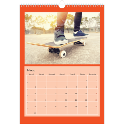 Calendario A3 verticale — Luminoso e vivace [Marzo]
