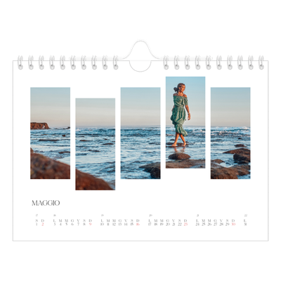 Calendario fotografico A5 — Mosaici di viaggio [Maggio]