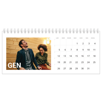 Calendario Fotografico da Tavolo — Mese in grande