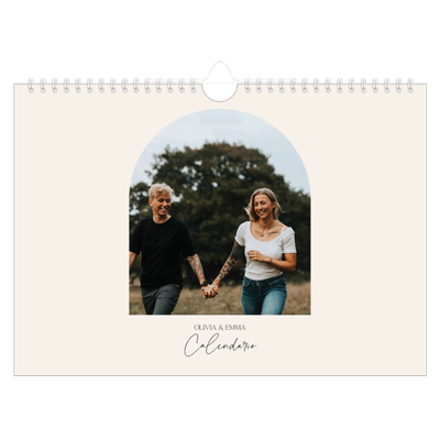 Calendario fotografico A4 — Ricordi ad arco [copertina]