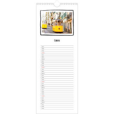 Calendario da cucina  — Istantanee da album [Gennaio]