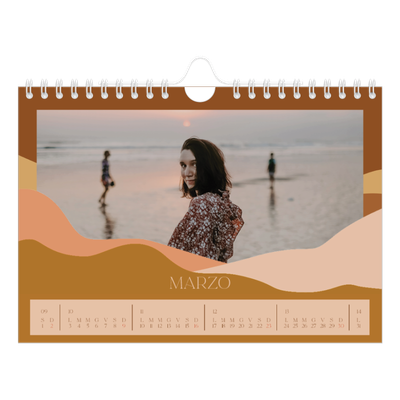 Calendario fotografico A5 — Montagne [Marzo]