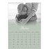 Calendario personalizzato A4 — Verde nebbioso [Marzo]