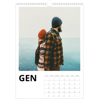 Calendario personalizzato A3 — White space