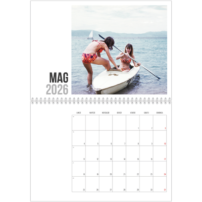 Calendario A4 Doppio — Testo abbreviato [copertina]