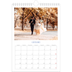Calendario personalizzato A4 — Classico cobalto [Gennaio]