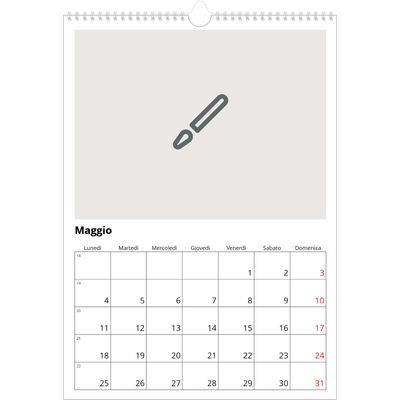 Calendario A3 verticale — Disegna il tuo prodotto [copertina]