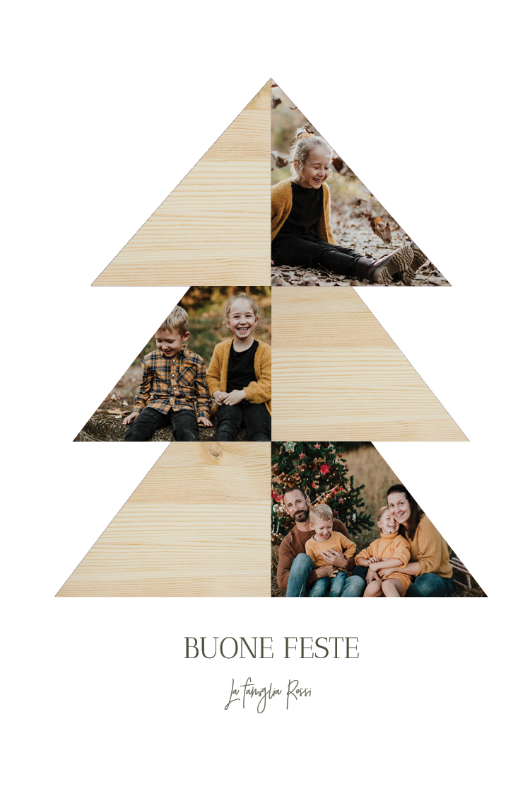 Biglietti — Albero di legno e artigianato