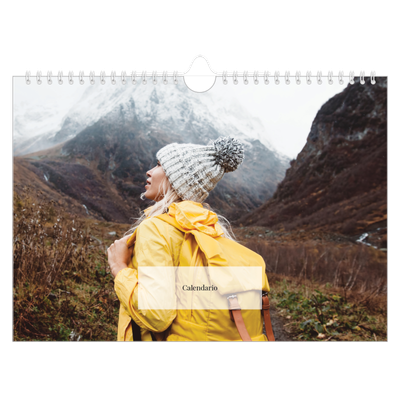 Calendario fotografico A4 — Calendario classico [copertina]