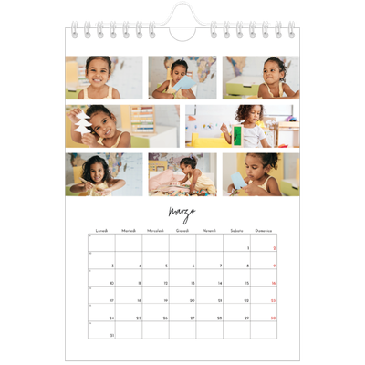 Calendario fotografico A5 — Disposizioni fotografiche [Marzo]
