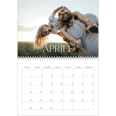 Calendario A4 Doppio — Dodici grandi mesi [Aprile]