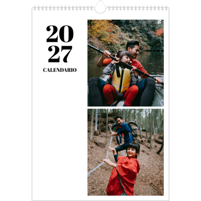 Calendario A3 verticale — Serif e momenti [copertina]