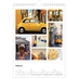 Calendario personalizzato A4 — Griglia fotografica [Febbraio]