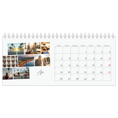 Calendari da tavolo — Soggiorno in città [Aprile]