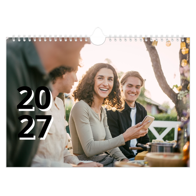 Calendario fotografico A4 — Stile lettera [copertina]