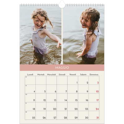 Calendario A3 verticale — Capitoli pastello [copertina]