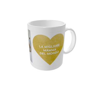 Tazze personalizzate — Cuore dorato